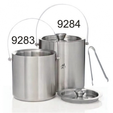 2 Liter Stainless Steel Jamboree Deluxe Ice Bucket w/Tongs