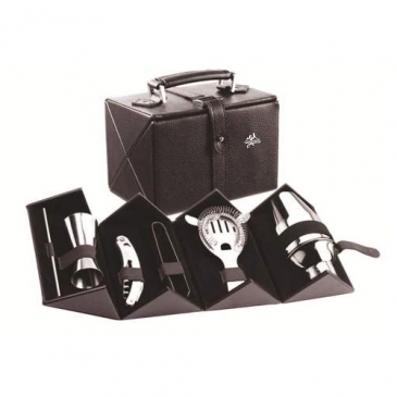 Cocktail Bar Set w/Case