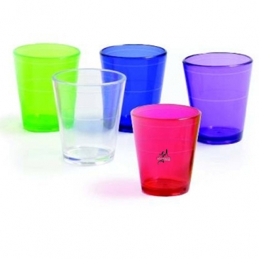 2 Oz. Acrylic Shot Glass w/Lines