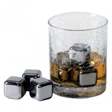 Steel-Ice™ Cubes Deluxe Set w/Freezer Ice Tray
