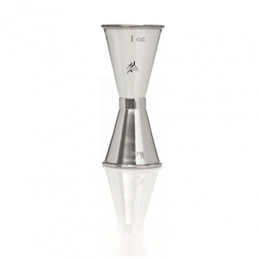 3/4 - 1 Oz. Stainless Steel Slender Double Jigger