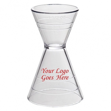 Plastic Super Double Jigger w/Graduated Measurements