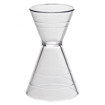 Plastic Super Double Jigger w/Graduated Measurements