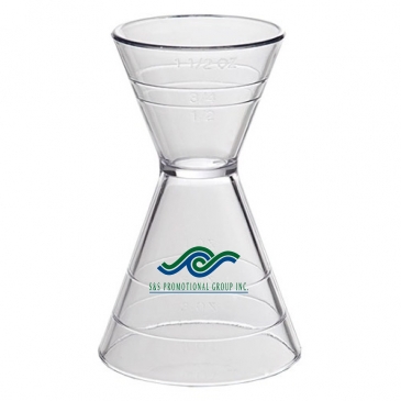 Plastic Super Double Jigger w/Graduated Measurements