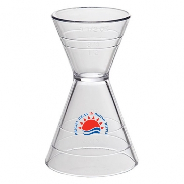 Plastic Super Double Jigger w/Graduated Measurements