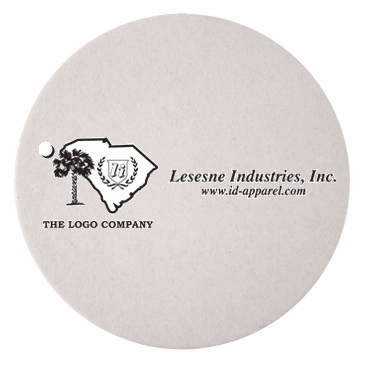40 PT 3.5" High Density Pulp Board Coasters Round