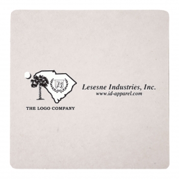 40 PT 4" High Density Pulp Board Coasters Square