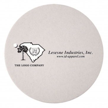 60 PT 3.5" High Density Pulp Board Coasters Round