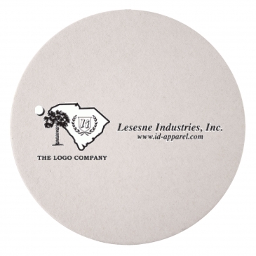 60 PT. 4" High Density Pulp Board Coasters Round