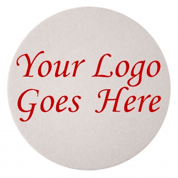 80 PT 4" High Density Pulp Board Coaster Round