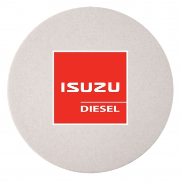 80 PT 4" High Density Pulp Board Coaster Round