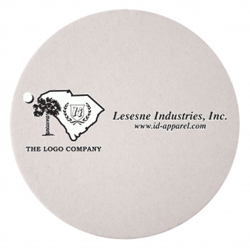 80 PT 4" High Density Pulp Board Coaster Round