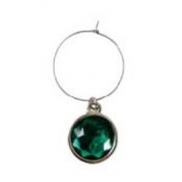 6 Piece Set Wine Gem Charms