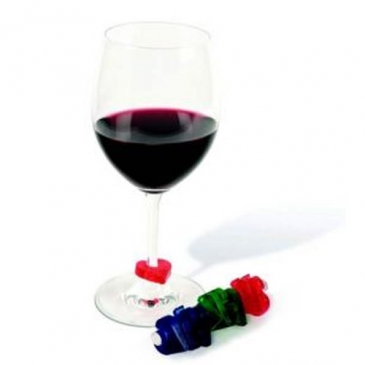 Set of 12 Full House Wine Glass ID Clips