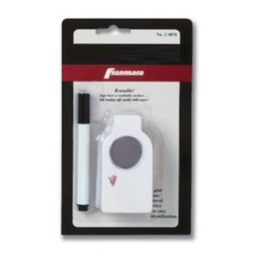 Set of 50 Wine Bottle Plastic ID Tags w/Pen