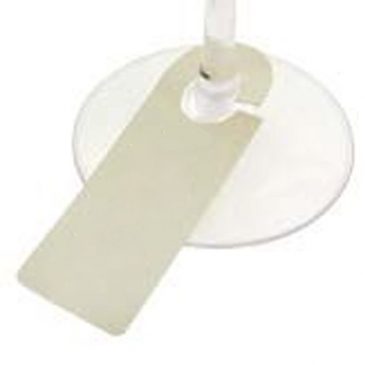 Set of 100 Wine Flight Stemware Tags