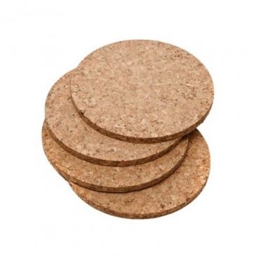 Set of 4 Round Cork Coaster