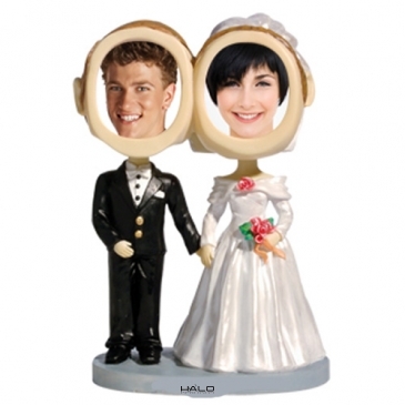 Bride & Groom Couple Bobble Heads