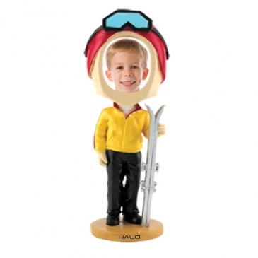 Ski Single Bobble Heads