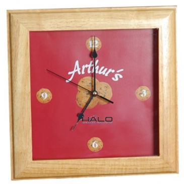 Square Wood Clock
