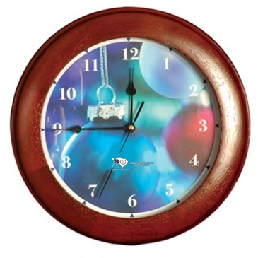 Round Wood Clock