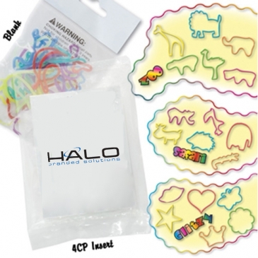 Wacky Bands Shaped Rubber Bands