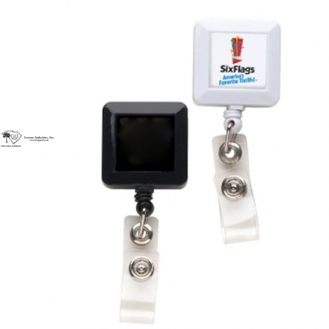 “Good” Square Badge Reel (translucent colors)