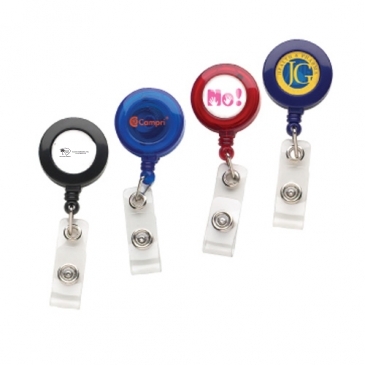 “Better” Round Badge Reel (translucent colors)