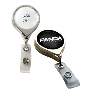 Chrome JUMBO Round Badge Reel