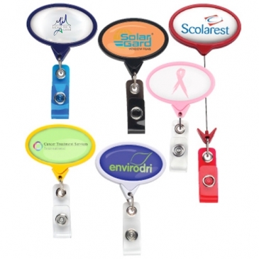 JUMBO Oval Badge Reel (opaque colors)