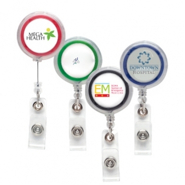 JUMBO See-Thru Badge Reel