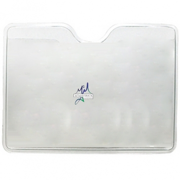Clear Top Horizontal Card Holder w/ Clip