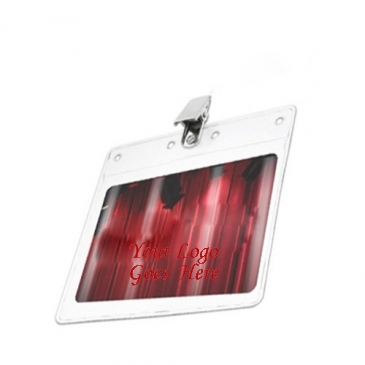 Blank Clear ID/Badge Holder 4.25Wx8H