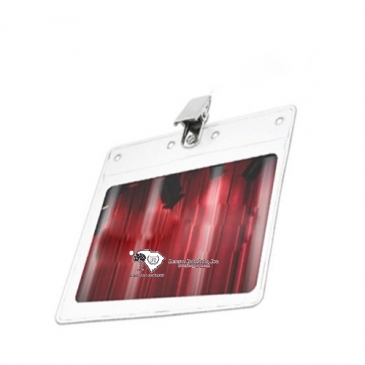 Blank Clear ID/Badge Holder 4.25Wx8H