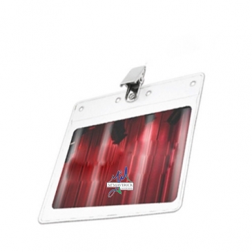 Blank Clear ID/Badge Holder 4.25Wx8H