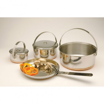 Family Stainless Steel Camping Cook Set[