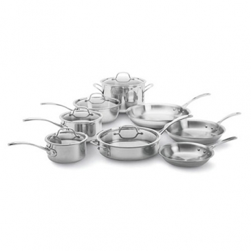 13Pc. Tri-Ply Stainless Steel Cookware Set
