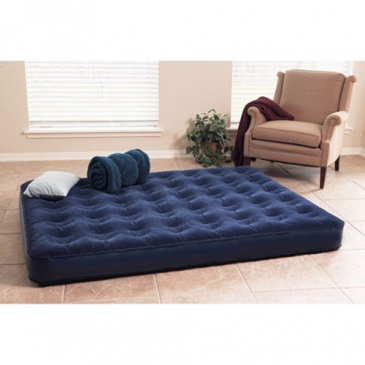 Deluxe Air Bed With Built In Battery Pump, Queen