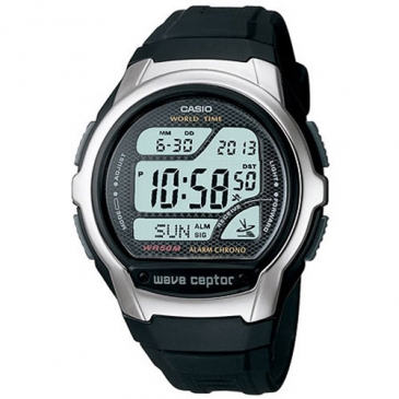 Digital Wave Ceptor Watch W/Black Resin Band