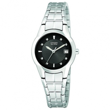Womens Eco-Drive Stainless Steel Watch
