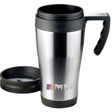 16 oz Stainless Steel Insulated Travel Mug