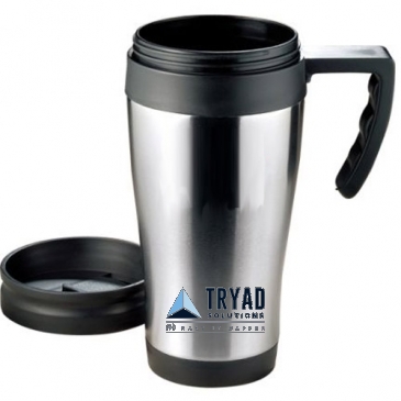 16 oz Stainless Steel Insulated Travel Mug