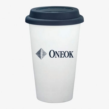 Double-Wall Ceramic Tumbler 16oz
