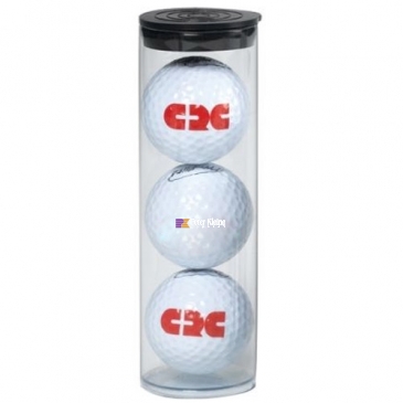 3 Golf Balls in Tube