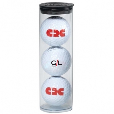 3 Golf Balls in Tube