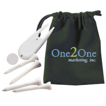Deluxe Golf Kit in Pouch