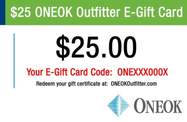 $25 ONEOK Outfitter Gift Card