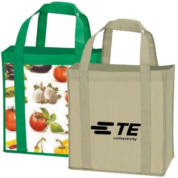 Laminated Non-Woven Grocery Tote