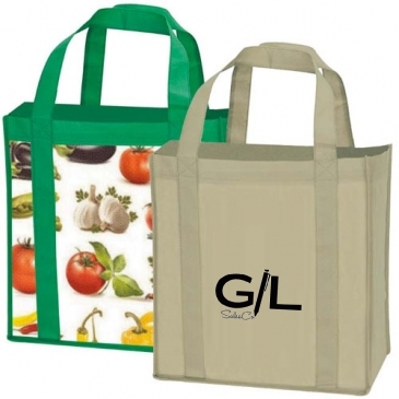 Laminated Non-Woven Grocery Tote