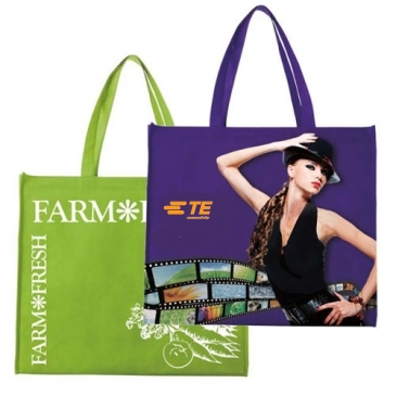 Laminated Non-Woven Landscape Tote